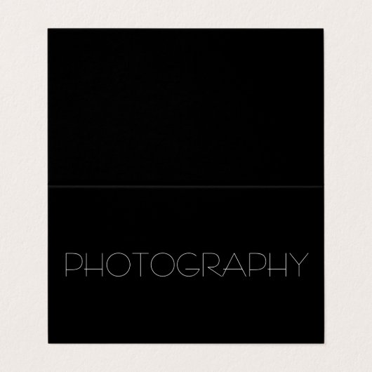 トレンディースタイリッシュ白黒 名刺 (外部フラット)