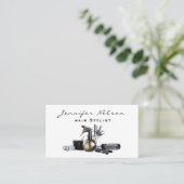 トレンディースタイリッシュ美容師サロンツール美しい 名刺 (スタンド正面)