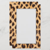 トレンディースタイリッシュ野生のサファリファッションヒョウ柄 (正面/裏面)