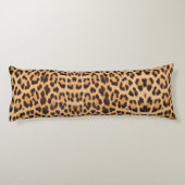 トレンディースタイリッシュ野生のサファリファッションヒョウ柄 ボディピロー (裏面)
