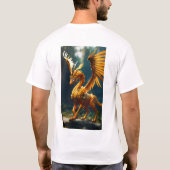 「トレンディースタイリングTシャツ – 心地よいミーツスタイル!」 Tシャツ (裏面)