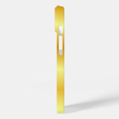 トレンディースタイルモノグラムミニマリストプレーン金ゴールドカラー Case-Mate iPhoneケース (裏面 / 左)