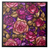 トレンディーステンドグラスバラコレクシエレガントョン タイル (正面)