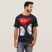 トレンディーステートメントバレンタインデーカップルハートローマ Tシャツ (正面フル)