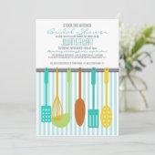 トレンディーストックザキッチンブライダルシャワー招待状 招待状 (スタンド正面)