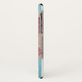 トレンディーストライプのボホシックモノグラームフローラ Case-Mate iPhoneケース (裏面/左)