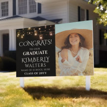 トレンディーストリングライトフォト卒業おめでとう