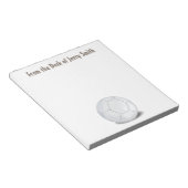 トレンディースポーツバレーボールモダン競技用メモ帳 ノートパッド (アングル)