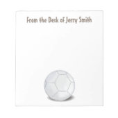 トレンディースポーツバレーボールモダン競技用メモ帳 ノートパッド (正面)