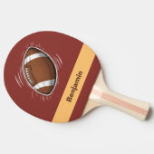 トレンディースポーツボーイアメリカンフットボールパーソナライズされた 卓球ラケット (横)