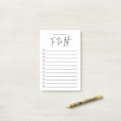 トレンディースモダンクリプトのミニマリストTo Doリスト ポストイット (デスク上)