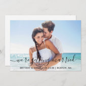 トレンディースモダンクリプト結婚の取得日付の保存 セーブザデート (正面/裏面)