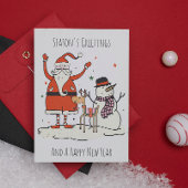 トレンディースモダンクリプトGroovy新年クリスマス シーズンカード