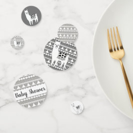 トレンディースモダンケッチラマアステカベビーシャワー コンフェッティ