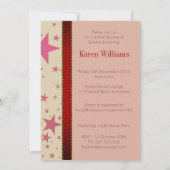 トレンディースモダンターズブライダルシャワーパーティの招待状 招待状 (裏面)