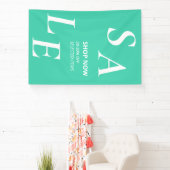 トレンディーセールモダンストア販売プロモーション広告 横断幕 (インサイチュ)