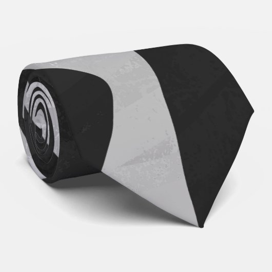 トレンディーゼブラアニマルプリント絵柄 ネクタイ (ロール)