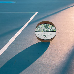 トレンディーゼブラパターン  モノグラム バスケットボール