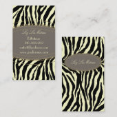 トレンディーゼブラプリント 名刺 (正面/裏面)