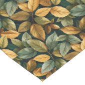 トレンディーソフトパステルオレンジ色の黄褐色の紅葉 ショートテーブルランナー (コーナー)