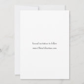 トレンディータイポグラフィオーバーレイ文字結婚写真 セーブザデート (裏面)