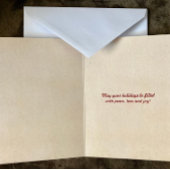 トレンディータイポグラフィクリスマスツリーホリデーフォト シーズンカード