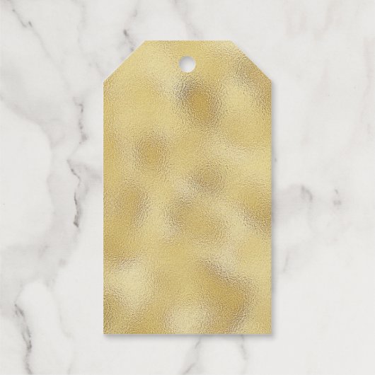 トレンディータイポグラフィクリスマスツリー ギフトタグ (裏面)