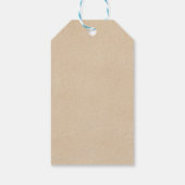 トレンディータイポグラフィクリスマスツリー ギフトタグ (裏面)