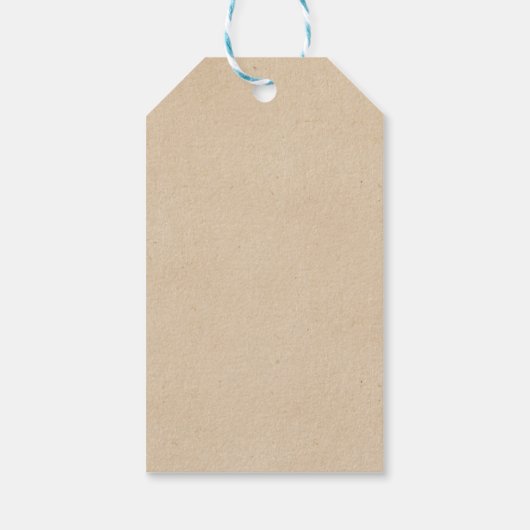 トレンディータイポグラフィクリスマスツリー ギフトタグ (裏面)