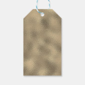 トレンディータイポグラフィクリスマスツリー ギフトタグ (裏面)