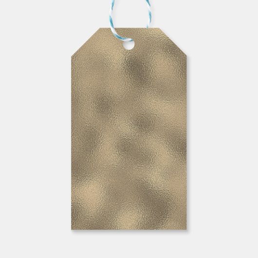 トレンディータイポグラフィクリスマスツリー ギフトタグ (裏面)