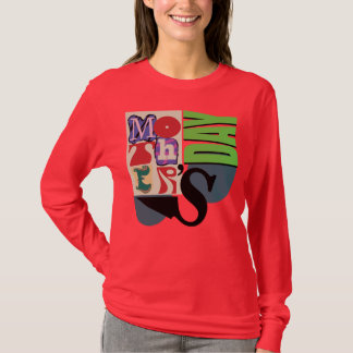 トレンディータイポグラフィトリビュート：母の日Tシャツ Tシャツ