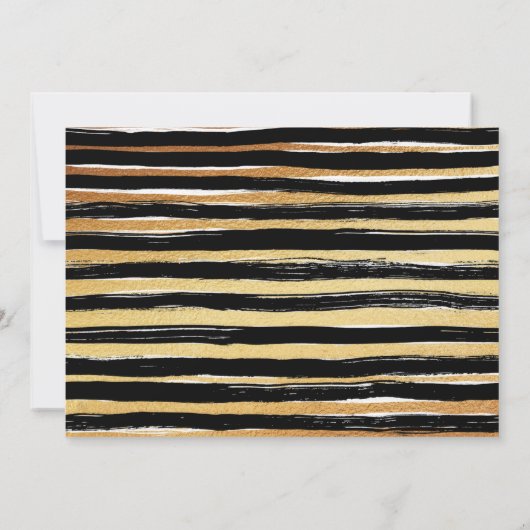 トレンディータイポグラフィ写真の卒業発表 案内状 (裏面)