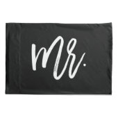 トレンディータイポグラフィ夫妻 枕カバー (裏面-左)