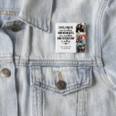 トレンディータイポグラフィ最高のフレンド名フォトコラージュ 缶バッジ (インサイチュ)