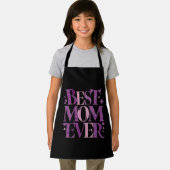 トレンディータイポグラフィ最高のマムエバー エプロン (インサイチュ)