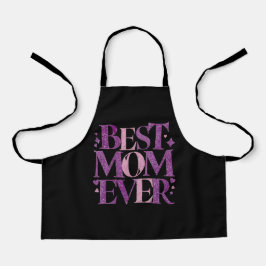 トレンディータイポグラフィ最高のマムエバー エプロン