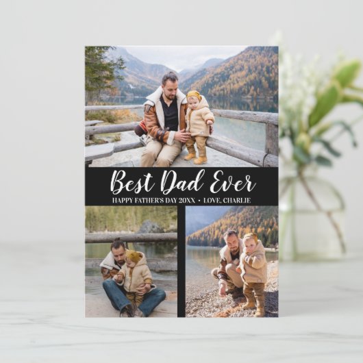 トレンディータイポグラフィ3フォトコラージュ父の日 (スタンド正面)