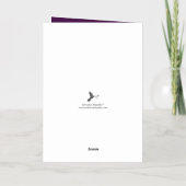 トレンディータイポグラフィ「Merry Christmas」写真実在 箔シーズンカード (裏面)