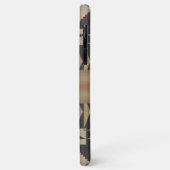 トレンディータウペタンベージュブラウンレッドブラックモザイクアート Case-Mate iPhoneケース (裏面/左)