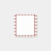 トレンディータータンチェックスコットランド先生赤白ローランド ポストイット (正面)