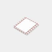 トレンディータータンチェックスコットランド先生赤白ローランド ポストイット (アングル)