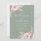 トレンディーダスティバラ赤面&セージ結婚ズ 招待状 (正面)