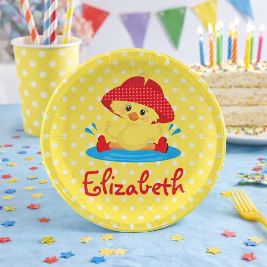 トレンディーダック ペーパープレート