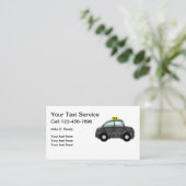 トレンディーダブルサイドタクシー乗り共有 名刺 (スタンド正面)