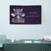 トレンディーダマスクパープルドラゴンガールボーイレジストリ 横断幕 (トレードショー)