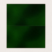 トレンディーダークグリーン未来的モダン 名刺 (内部フラット)