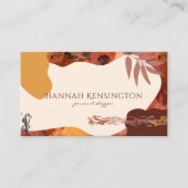 トレンディーチックテラコッタウォームアーストーン 名刺 (正面)
