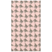 トレンディーチックヒョウ動物のパターン テーブルクロス (正面)