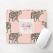 トレンディーチックヒョウ動物のパターン マウスパッド (マウス)